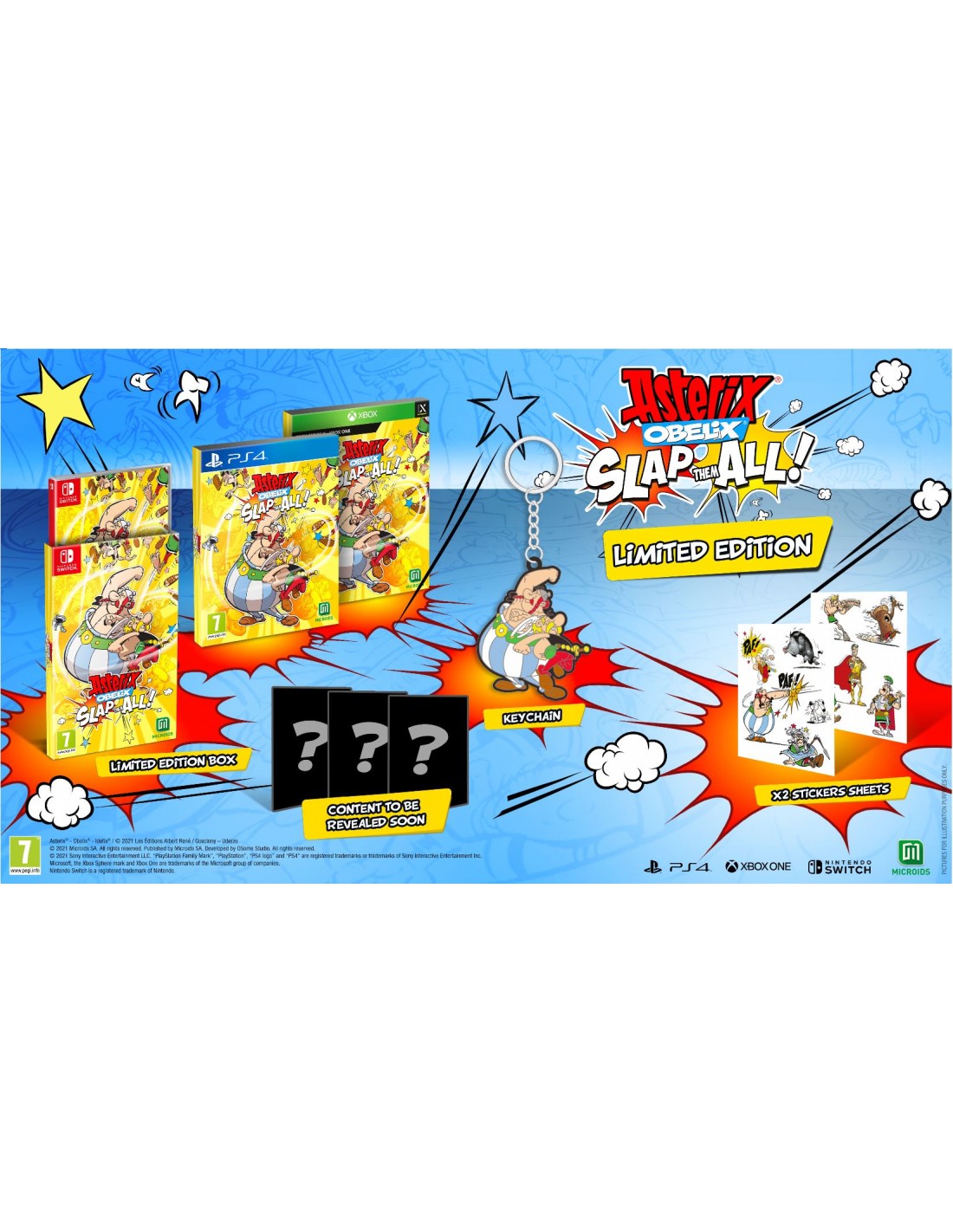 PS4 ASTERIX&OBELIX SLAP THEM ALL LIMITED ED PROMO 2